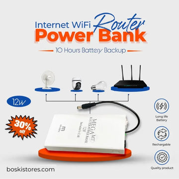 WiFi Router Power Bank (8–10Hrs) Backup / 14 Days Check Warranty